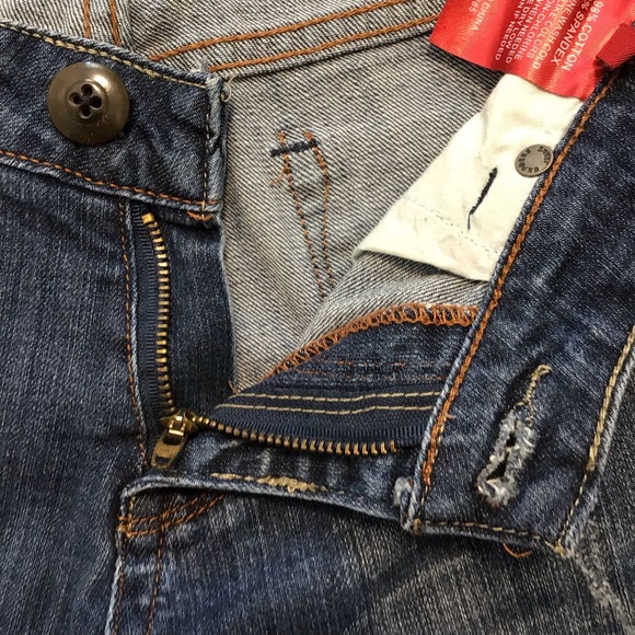 Express Eva Distressed Low Rise Bootcut Jeans 4 - Picture 9 of 14